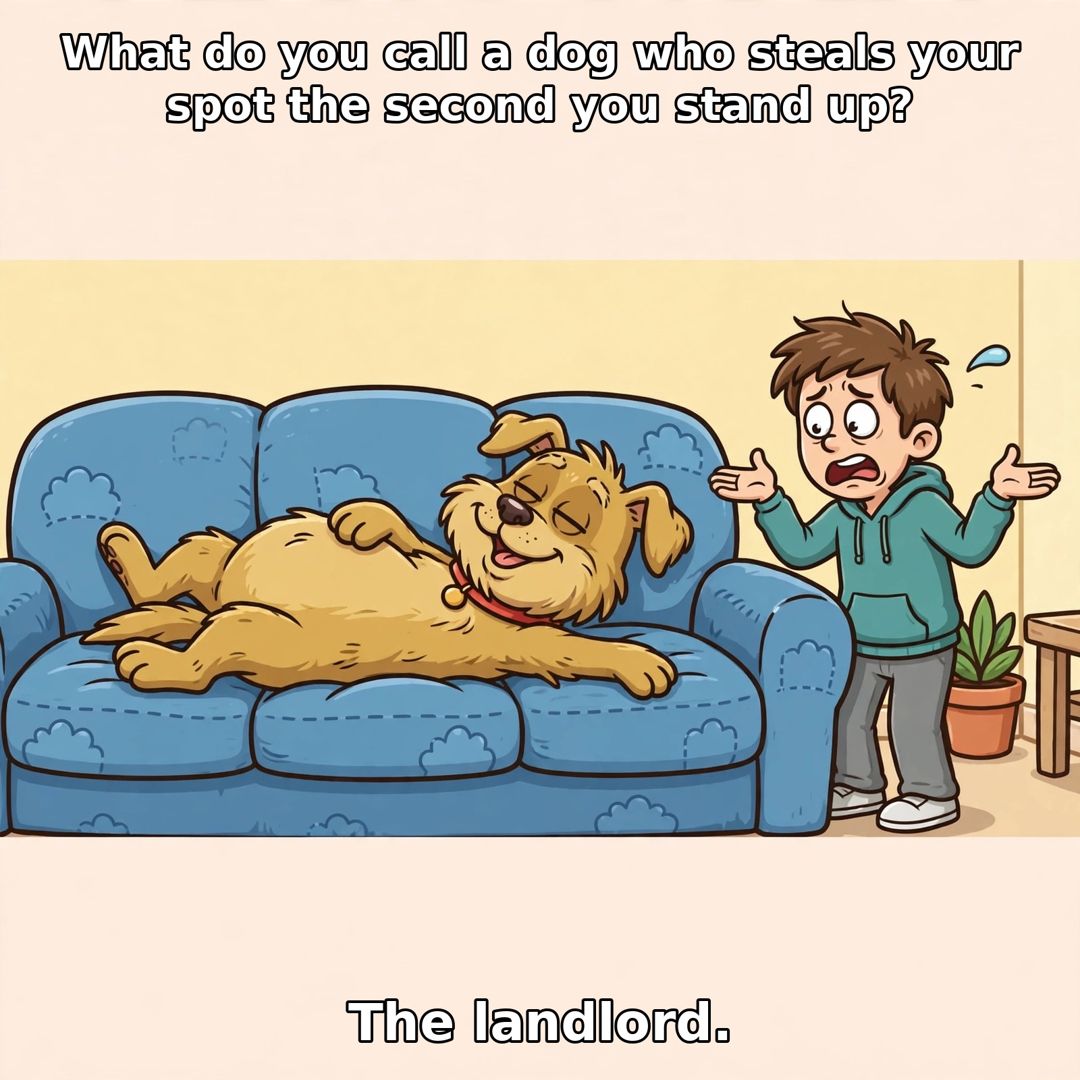 Smug dog sprawled across a couch cushion